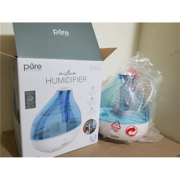 Pure Enrichment MistAire Ultrasonic Cool Mist Humidifier Premium Humidifying - Picture 1 of 10